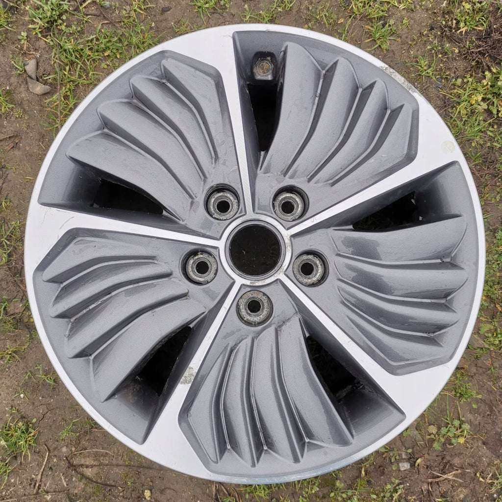 1x Alufelge 16 Zoll 6.5" 5x114.3 50ET Glanz Grau 52910-G2700 Hyundai Ioniq Mg FEL7486607899cr