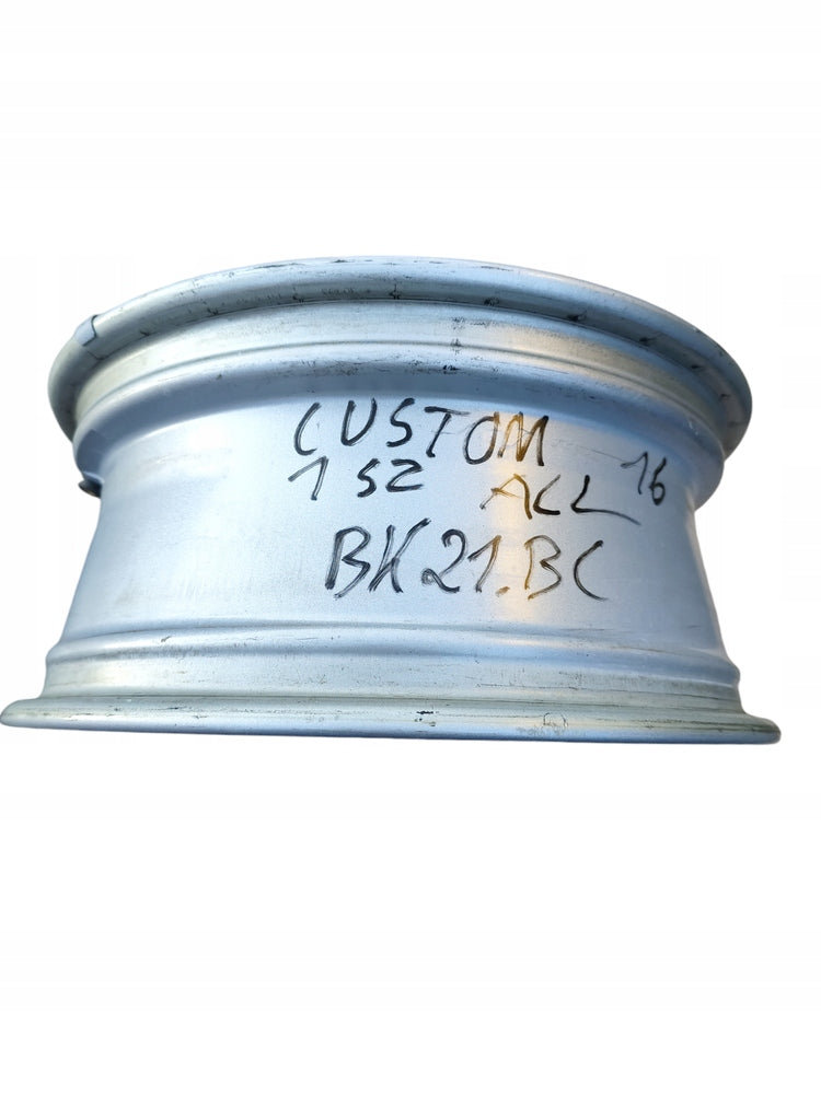 1x Alufelge 16 Zoll 6.5" 5x160 60ET Glanz Silber BK21-BC Ford Transit Custom FEL7476005007sv