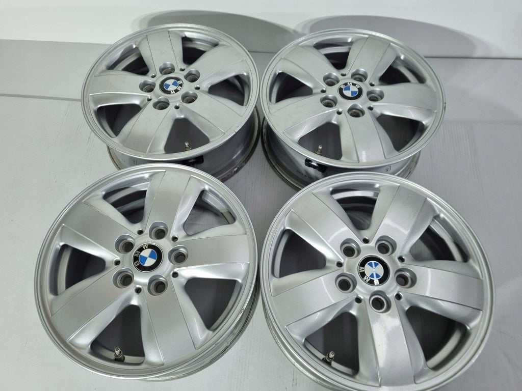 4x Alufelge 15 Zoll 5.5" 5x112 46ET Glanz Silber 6855101 Mini Rim Wheel FEL1880901952yc