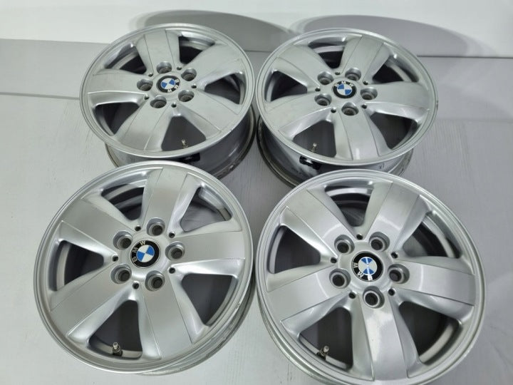 4x Alufelge 15 Zoll 5.5" 5x112 46ET Glanz Silber 6855101 Mini Rim Wheel FEL1880901952yc