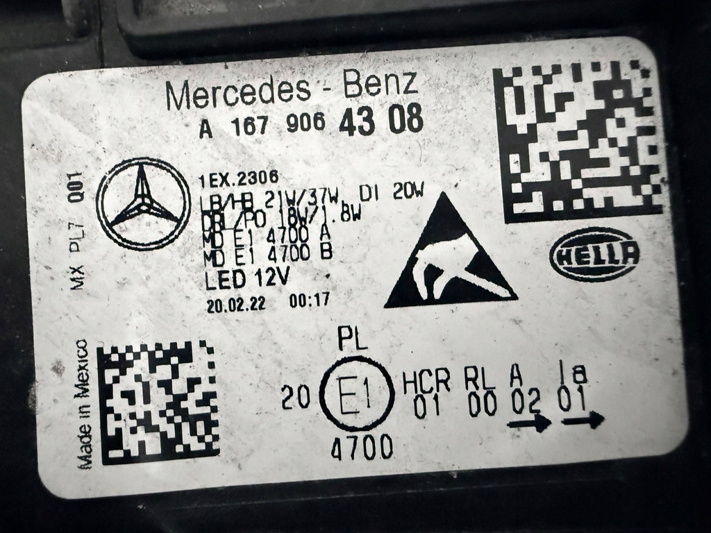 Frontscheinwerfer Mercedes-Benz Gle A1679064308 LED Links Scheinwerfer Headlight SCH4060566002ht