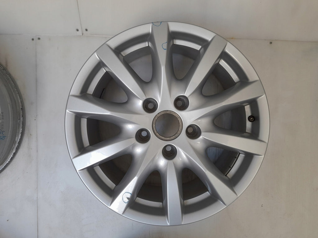 4x Alufelge 18 Zoll 8.0" 5x130 53ET Glanz Silber 7P5601025 Porsche Rim Wheel FEL1880579307ax