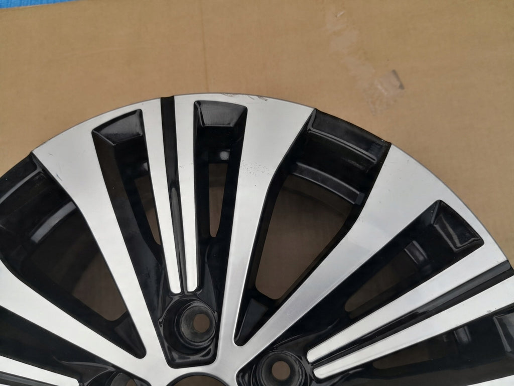 1x Alufelge 16 Zoll 6.5" 5x114.3 44ET Glanz Schwarz 403003206R Renault Zoe