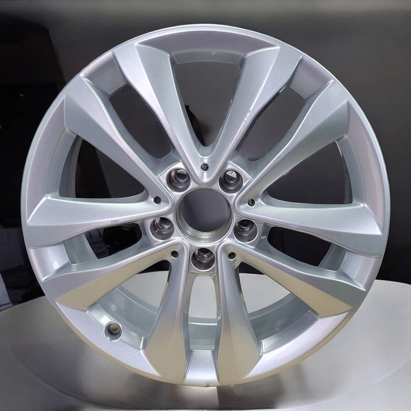 1x Alufelge 17 Zoll 7.0" 5x112 48,5ET Glanz Silber A2054018000 Mercedes-Benz