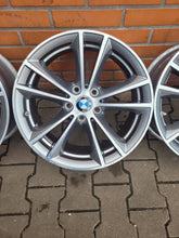 Laden Sie das Bild in den Galerie-Viewer, 4x Alufelge 17 Zoll 7.5" 5x112 27ET Glanz Schwarz 6863417 BMW Rim Wheel FEL6544047028ho