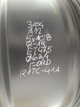 Load image into Gallery viewer, 1x Alufelge 19 Zoll 8.0" 5x108 47 5ET Matt Schwarz Ford I Rim Wheel FEL2562570454wb