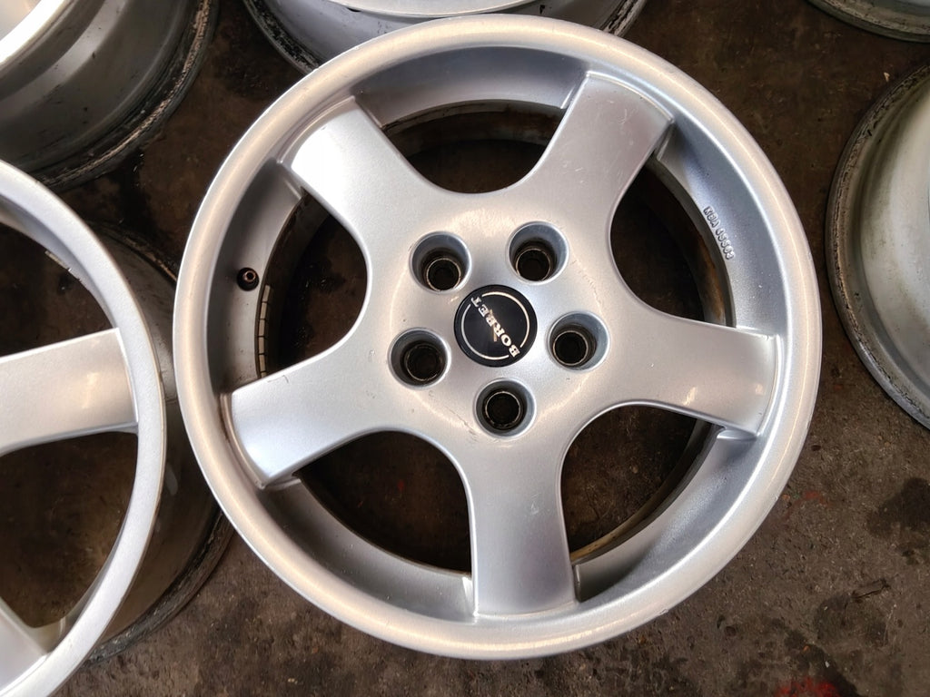 4x Alufelge 16 Zoll 7.0" 5x114.3 40ET Glanz Silber KBA45563 Rim Wheel FEL4139403776by