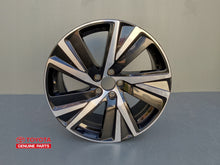 Load image into Gallery viewer, 1x Alufelge 17 Zoll 5.0" 4x100 40ET Glanz Schwarz CMS1210-8 Toyota Aygo FEL1327957720td