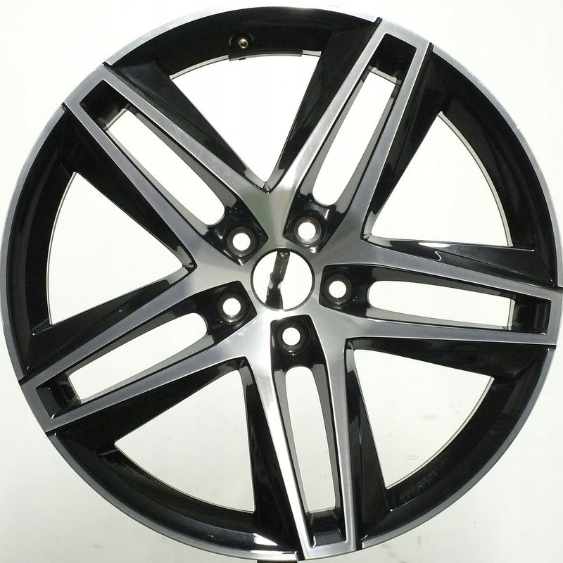 1x Alufelge 18 Zoll 7.0" 5x100 51ET Glanz Schwarz 6F0601025 Seat Rim Wheel