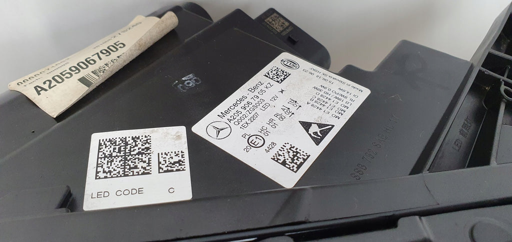 Frontscheinwerfer Mercedes-Benz W205 A2059067905KZ LED Links Headlight SCH2154653648qw