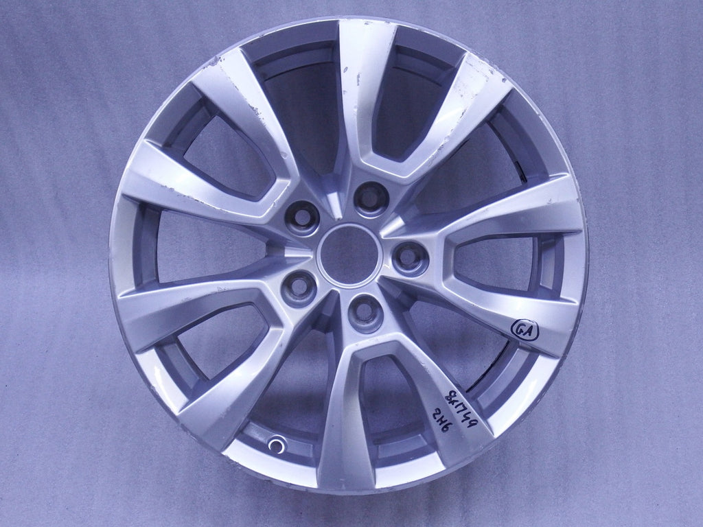 1x Alufelge 17 Zoll 8.0" 5x120 49ET Glanz Silber 2H6601025A VW Amarok Rim Wheel