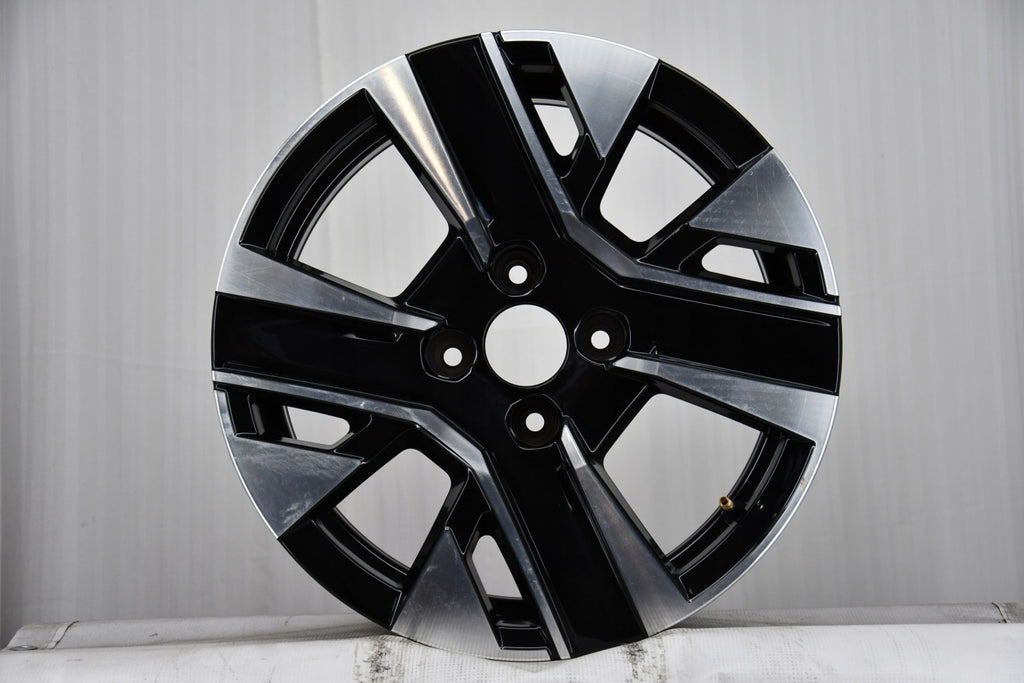 1x Alufelge 16 Zoll 6.5" 4x108 32ET Glanz Schwarz 9851282980 Fiat 1 Rim Wheel FEL7199312743if