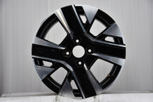 Laden Sie das Bild in den Galerie-Viewer, 1x Alufelge 16 Zoll 6.5" 4x108 32ET Glanz Schwarz 9851282980 Fiat 1 Rim Wheel FEL7199312743if