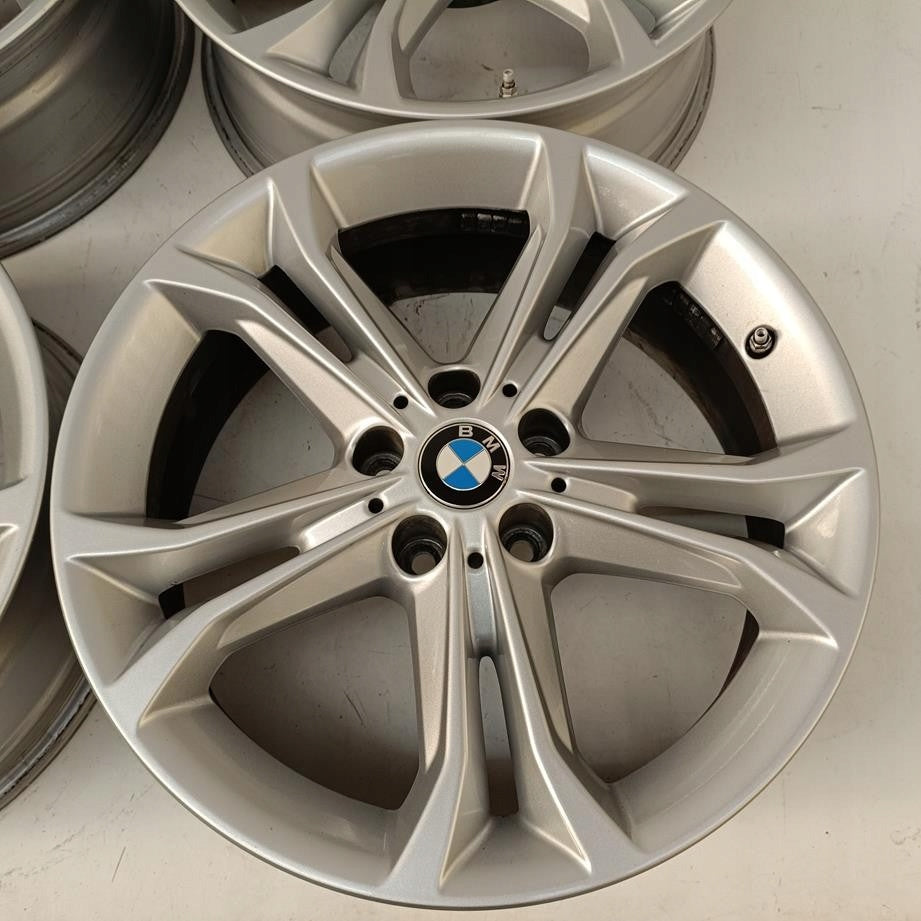 4x Alufelge 18 Zoll 7.0" 5x112 22ET Glanz Silber 6876918 BMW X3 G01 G02 FEL6265435808ch