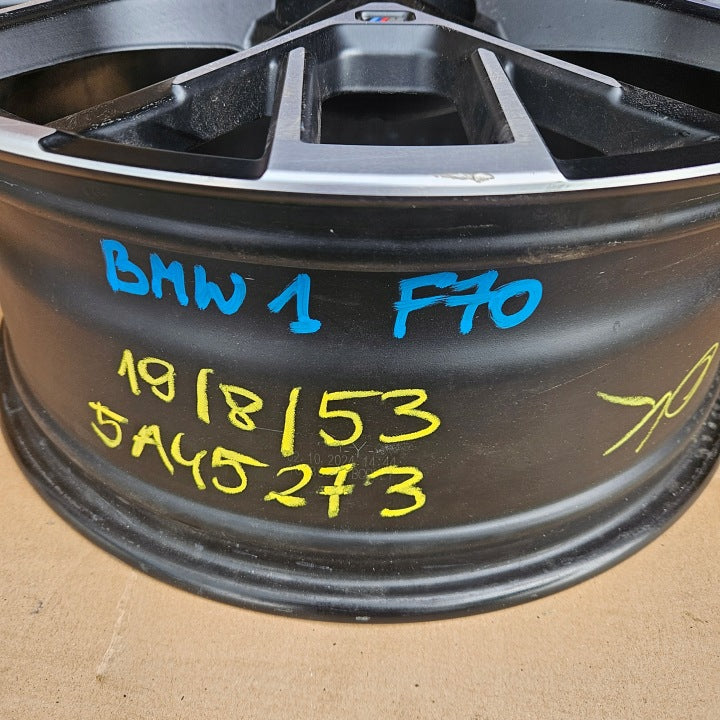 1x Alufelge 19 Zoll 8.0" 5x112 53ET Glanz Silber 5A45273 BMW 1 Rim Wheel FEL6402038464le