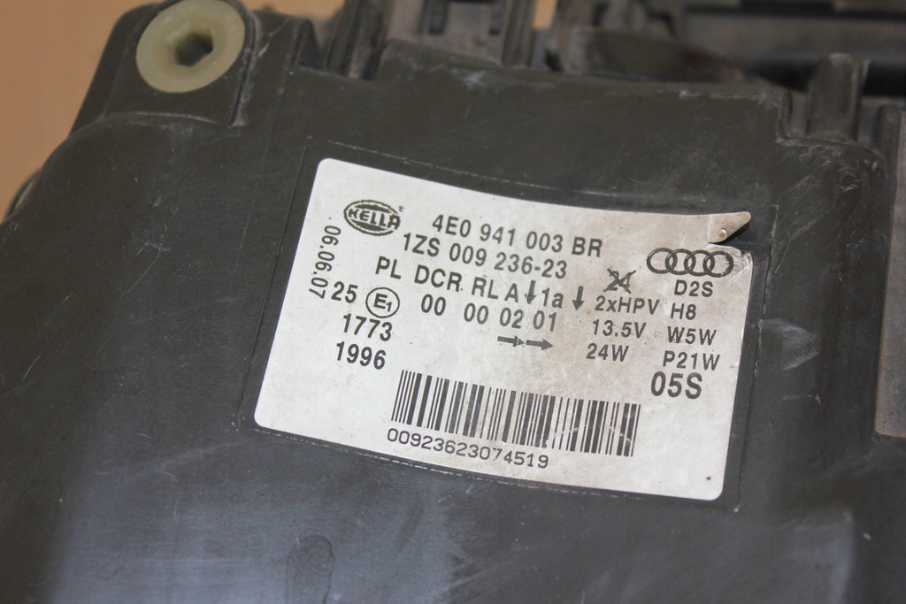 Frontscheinwerfer Audi A8 4E0941003BR Xenon Ein Stück (Rechts oder Links) SCH1405009497tr