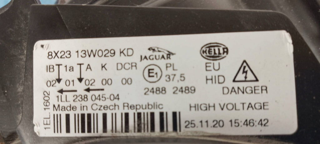 Frontscheinwerfer Jaguar Xf X250 8X2313W029KD Rechts Scheinwerfer Headlight SCH4375471547uz
