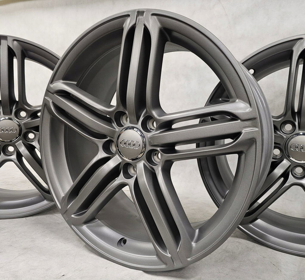 4x Alufelge 18 Zoll 7.5" 5x112 54ET Glanz Silber 8P0601025 Audi A3 Rim Wheel FEL9887001629ah