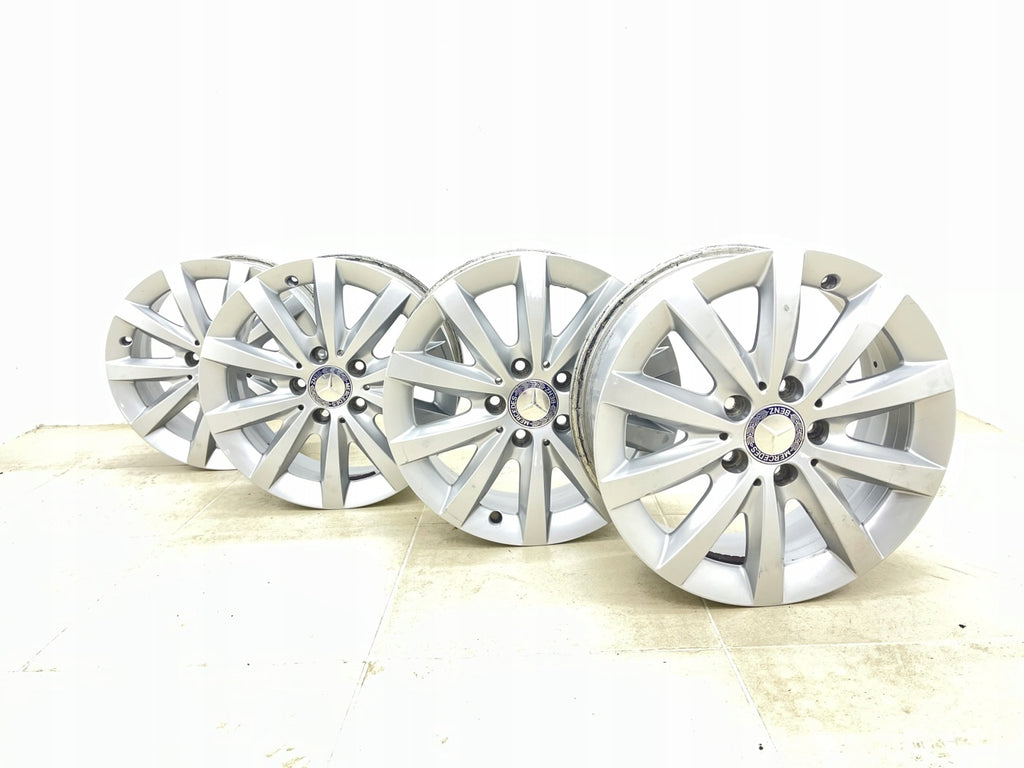 4x Alufelge 16 Zoll 6.5" 5x112 A2464010202 Mercedes-Benz W246 Rim Wheel FEL8069250957yj