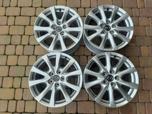 Load image into Gallery viewer, 4x Alufelge 17 Zoll 7.0" 5x114.3 50ET Glanz Silber Mazda Mx5 I Rim Wheel FEL9806937902pv