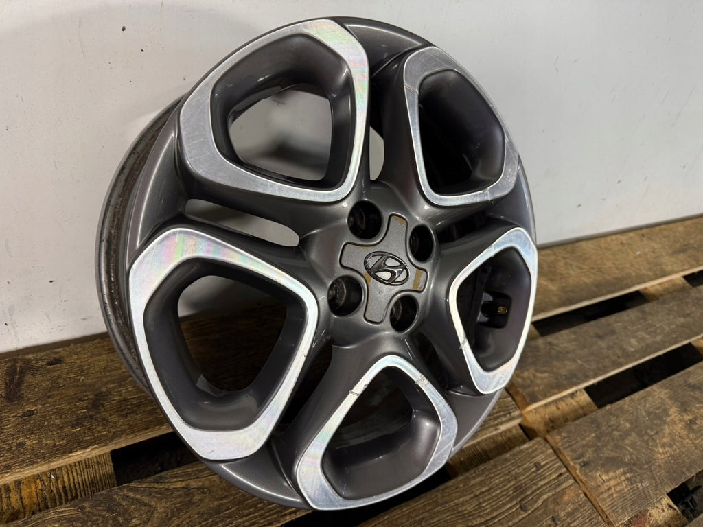 1x Alufelge 16 Zoll 6.0" 4x100 52910-C8700 Hyundai I20 Ii Rim Wheel FEL8302723177cv
