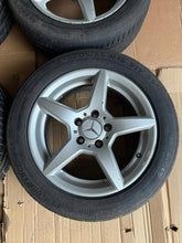 Load image into Gallery viewer, 4x Alufelge 16 Zoll 7.0" 5x112 38ET Glanz Silber Mercedes-Benz W245 W169 FEL8250107696of