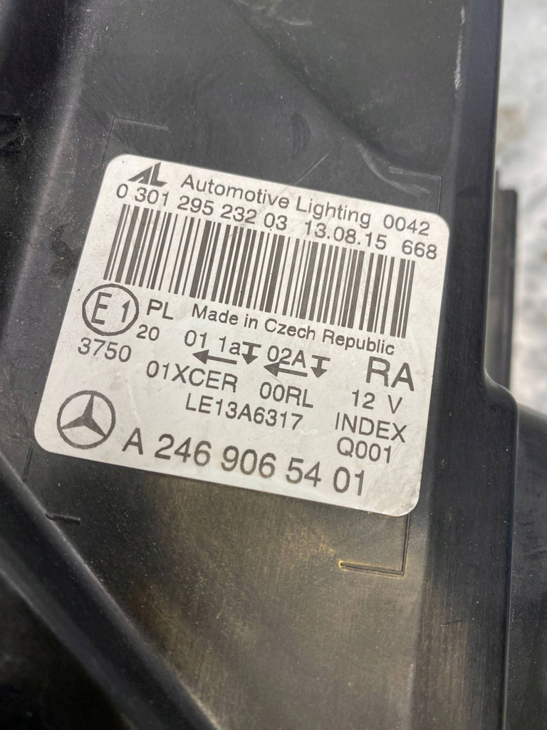 Frontscheinwerfer Mercedes-Benz W246 A2469065401 Rechts Scheinwerfer Headlight SCH6847970056mc