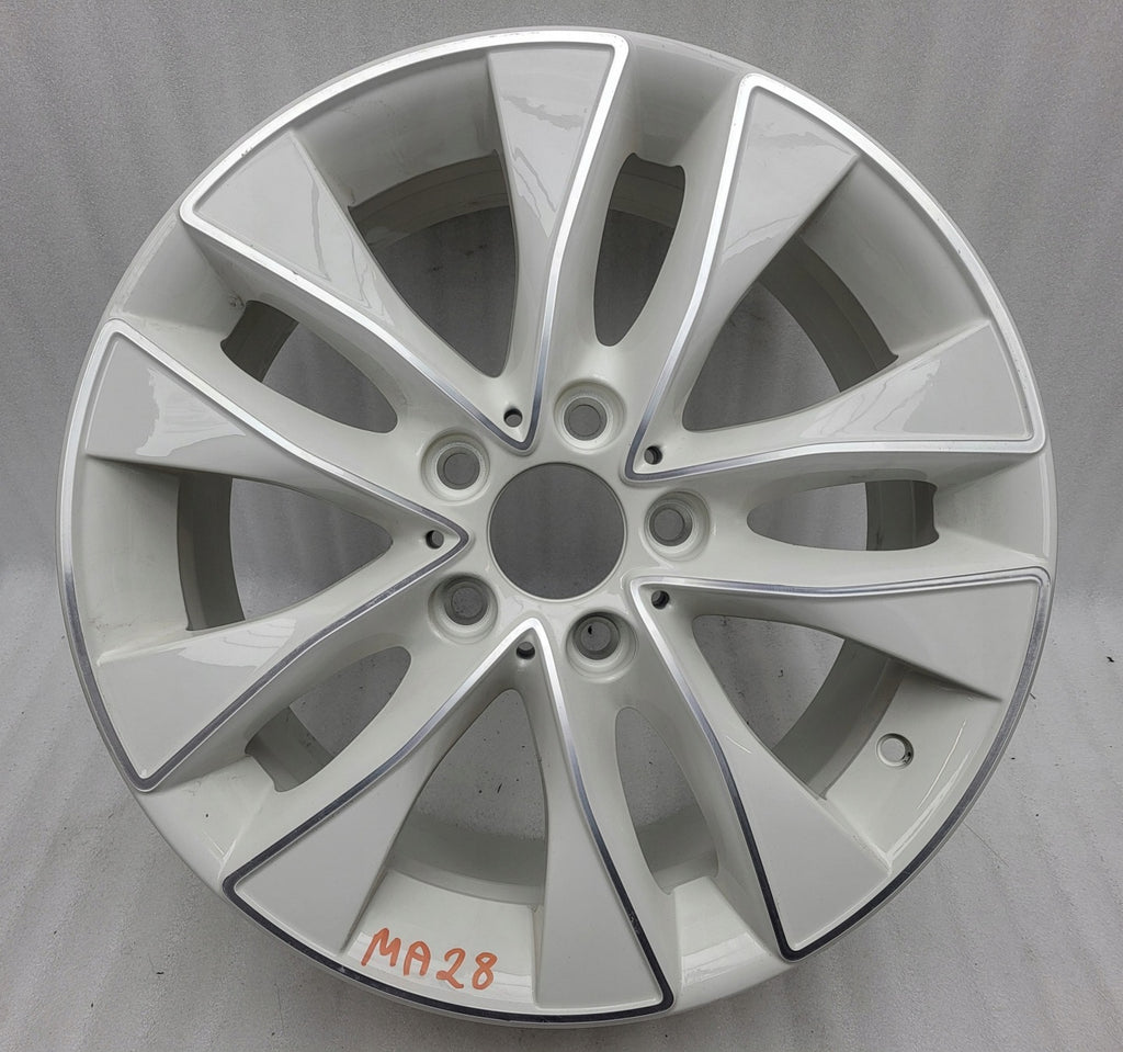 1x Alufelge 17 Zoll 7.5" 5x120 43ET Glanz Grau 6850152 BMW 2 F22 1 F21 F23 F20 FEL5996790298hb