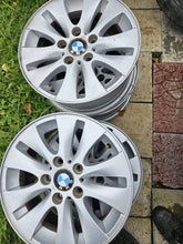 Laden Sie das Bild in den Galerie-Viewer, 4x Alufelge 16 Zoll 6.5" 5x120 Glanz Silber 6779786 BMW Rim Wheel FEL1491366875uw