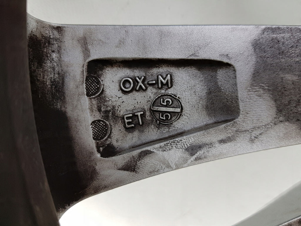 1x Alufelge 17 Zoll 7.5" 5x108 55ET Glanz Schwarz KBA50552 Opel Xc70 Xc60