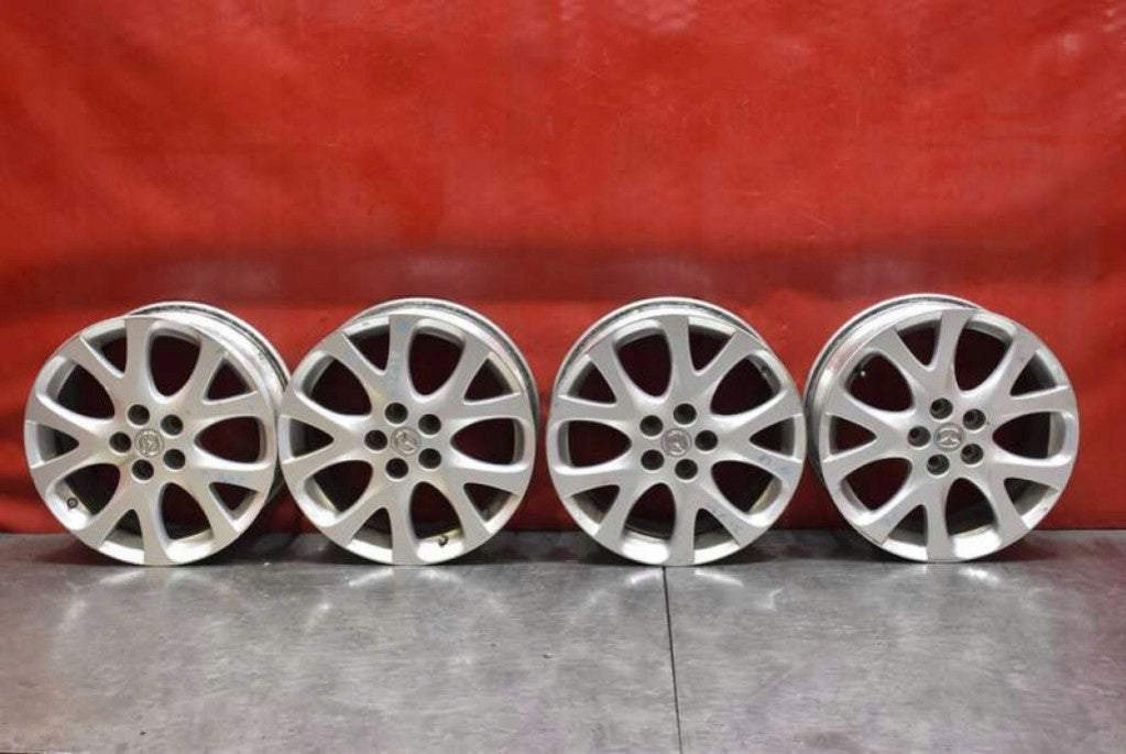 4x Alufelge 18 Zoll 7.5" 5x114.3 60ET Glanz Silber 996509 Mazda 6 Rim Wheel FEL1884748444zy