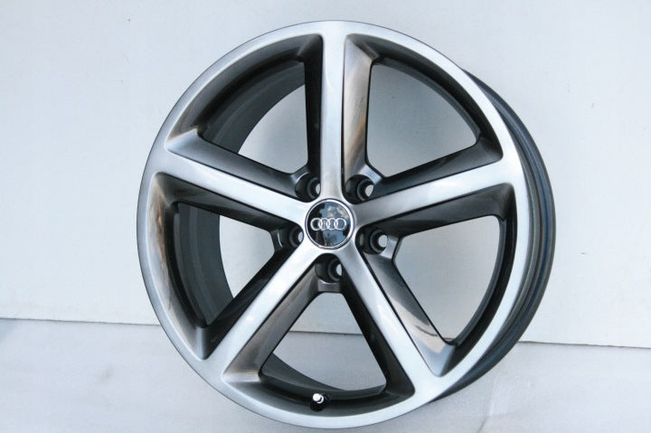 4x Alufelge 18 Zoll 8.5" 5x112 29ET Glanz Silber 8T0601025M Audi A4 Allroad FEL4491559521uw