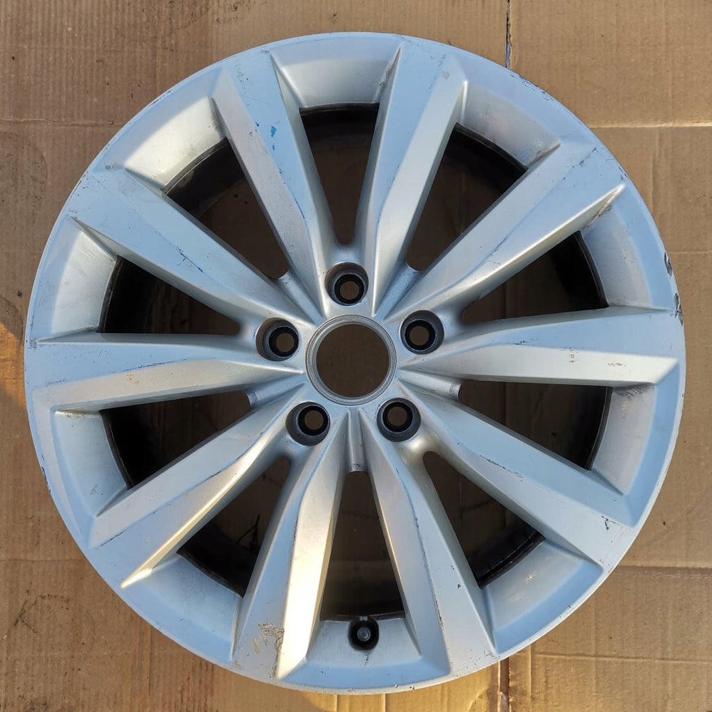 1x Alufelge 17 Zoll 7.0" 5x112 43ET Glanz Silber 5N0601025P VW Tiguan Rim Wheel FEL9559672990be