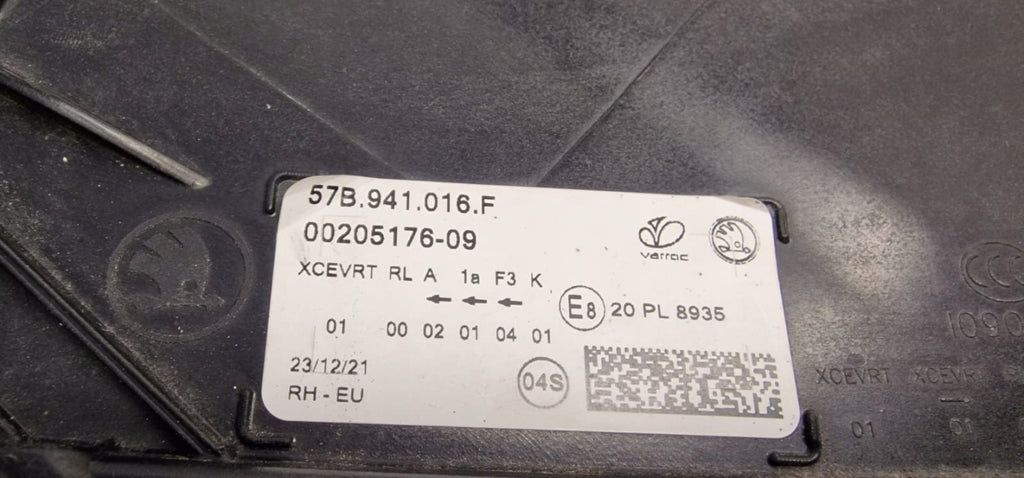 Frontscheinwerfer Skoda Karoq 57B941016F LED Rechts Scheinwerfer Headlight SCH4590427489an