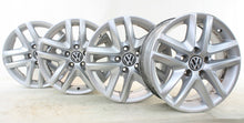 Laden Sie das Bild in den Galerie-Viewer, 4x Alufelge 16 Zoll 6.5" 5x112 33ET Silber 55445 VW Rim Wheel FEL6647778845bh