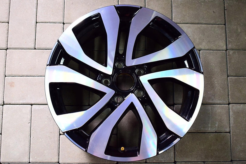 1x Alufelge 17 Zoll 7.0" 5x112 40ET Glanz Schwarz 5NA601025AL VW Tiguan