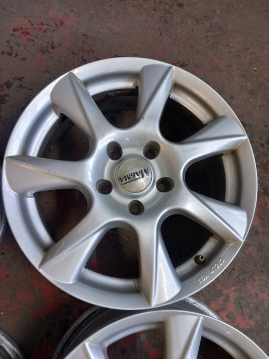 4x Alufelge 16 Zoll 6.5" 5x114.3 40ET Hyundai I I40 Outlander Rim Wheel FEL7212860503gm