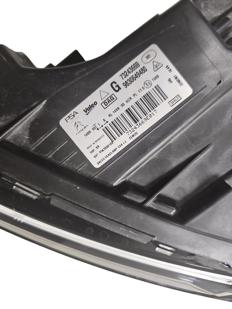 Frontscheinwerfer Citroën C4 III 9830649480 Full LED Links Headlight