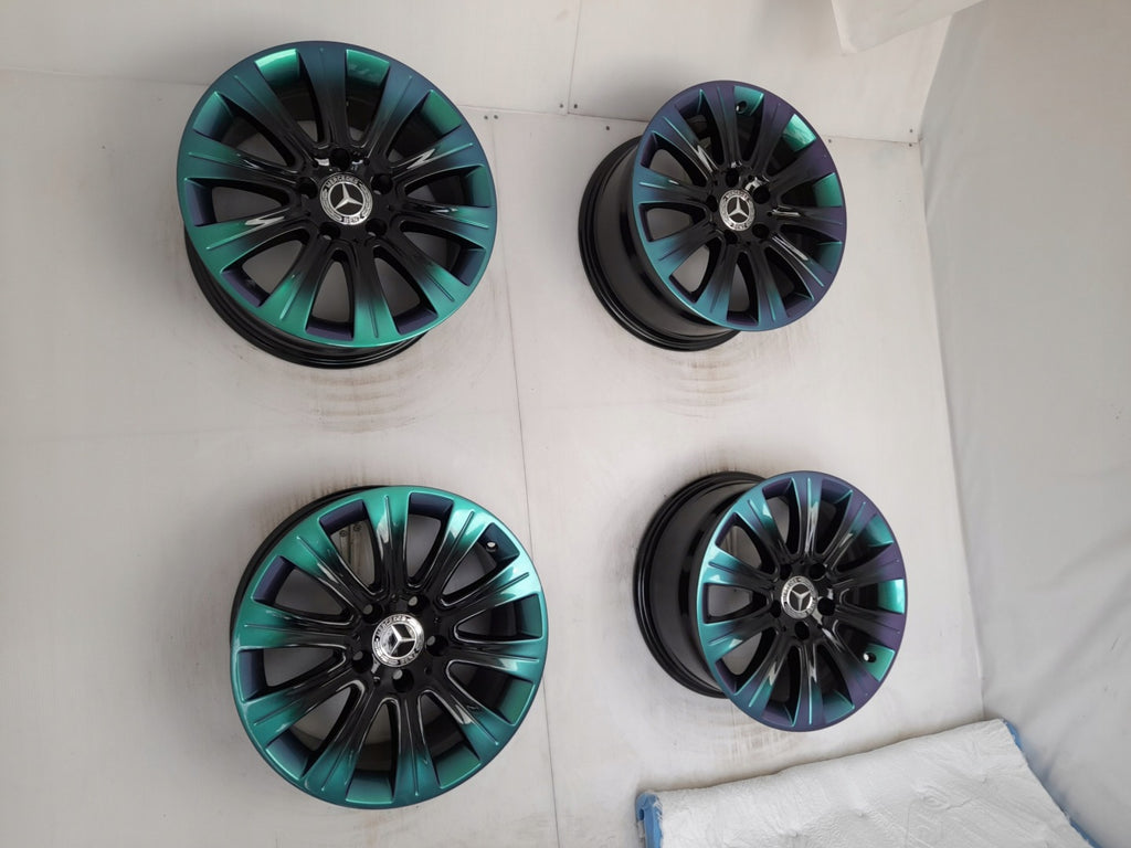 1x Alufelge 16 Zoll 8.0" 5x112 46ET Glanz Schwarz A2124015802 Mercedes-Benz FEL3208859832ij