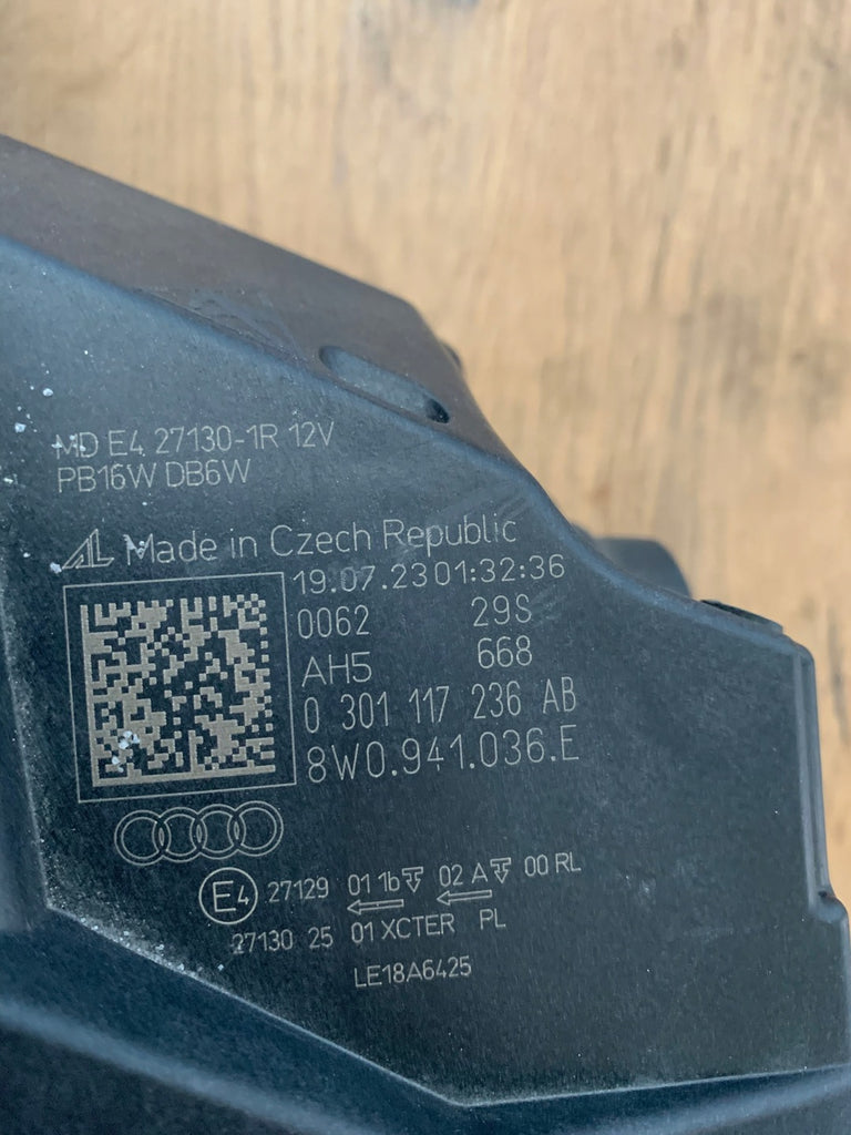 Frontscheinwerfer Audi A4 B9 8W0941036E Full LED Rechts Scheinwerfer Headlight SCH7611367135sd