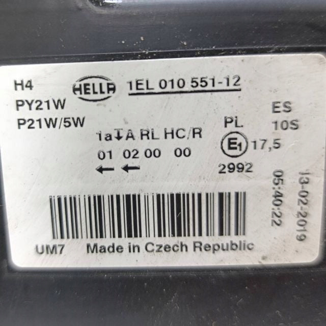 Frontscheinwerfer VW Caddy 1EL01055112 Rechts Scheinwerfer Headlight SCH9311573054hz