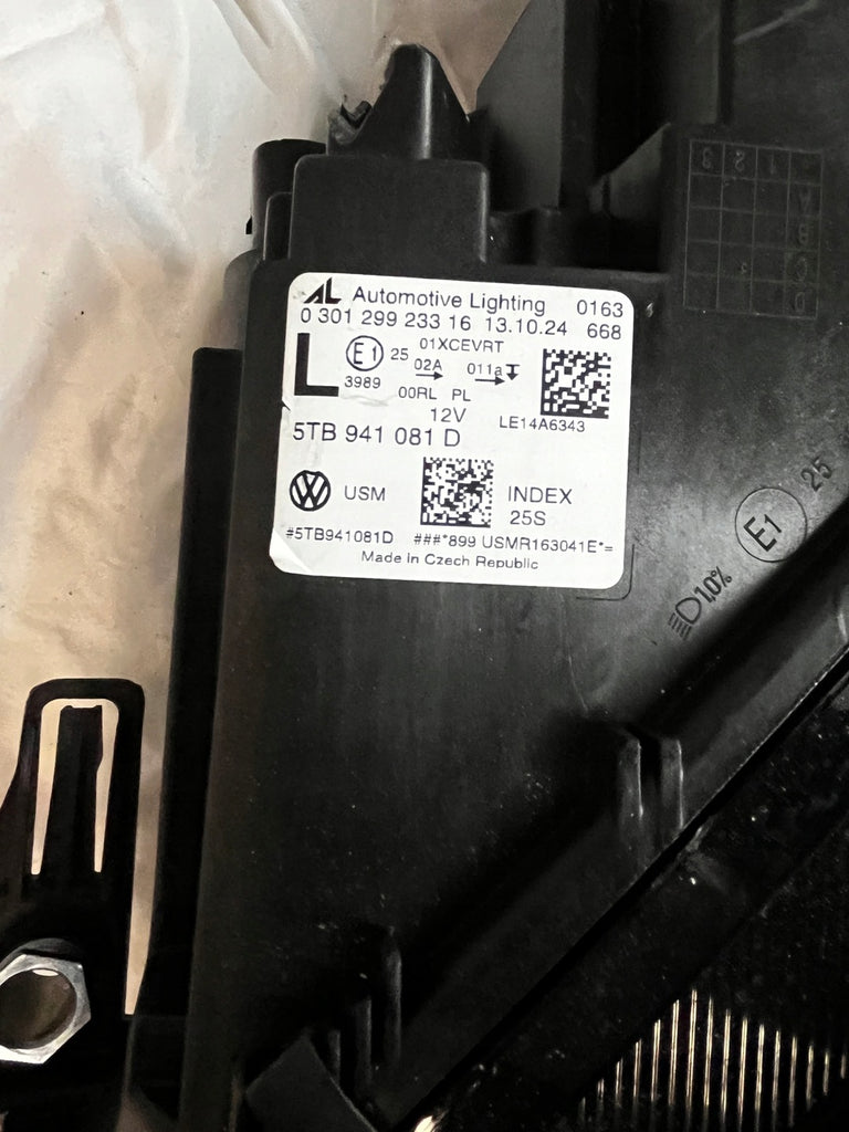 Frontscheinwerfer VW Touran 5TB941081D Links Scheinwerfer Headlight