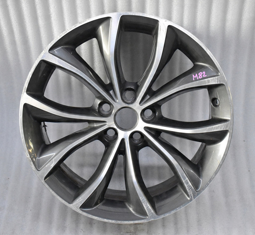 1x Alufelge 18 Zoll 8.0" 5x108 45ET Glanz Graphit GX63-1007-SA Jaguar E-Pace Mg