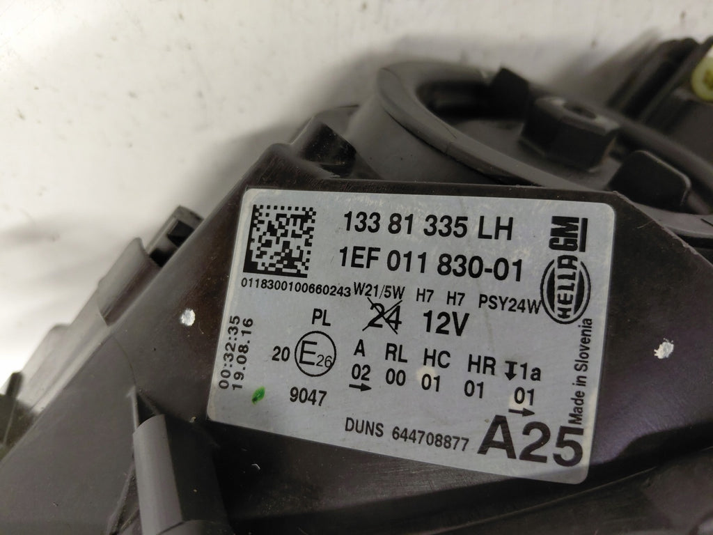 Frontscheinwerfer Opel Corsa E 13381335 Links Scheinwerfer Headlight SCH1620953952bd