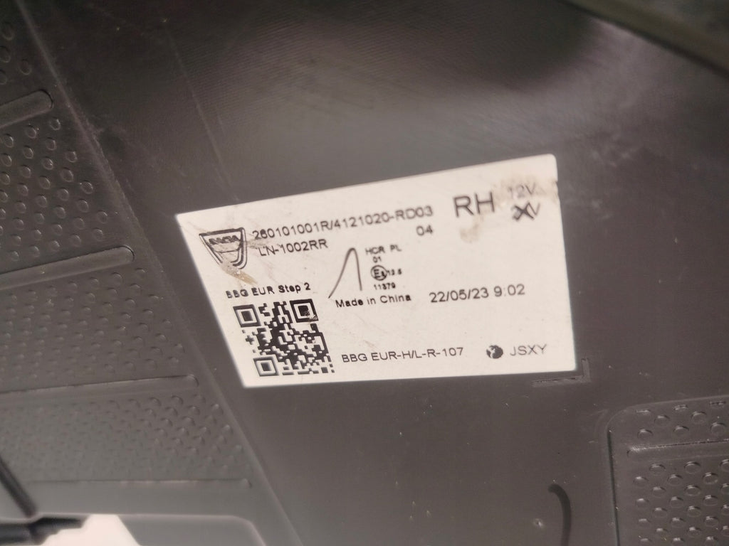 Frontscheinwerfer Dacia Spring 260101004R Rechts Scheinwerfer Headlight