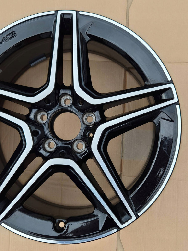 1x Alufelge 18 Zoll 8.0" 5x112 43ET Glanz Schwarz A2134016300 Mercedes-Benz W213 FEL6792937814gy