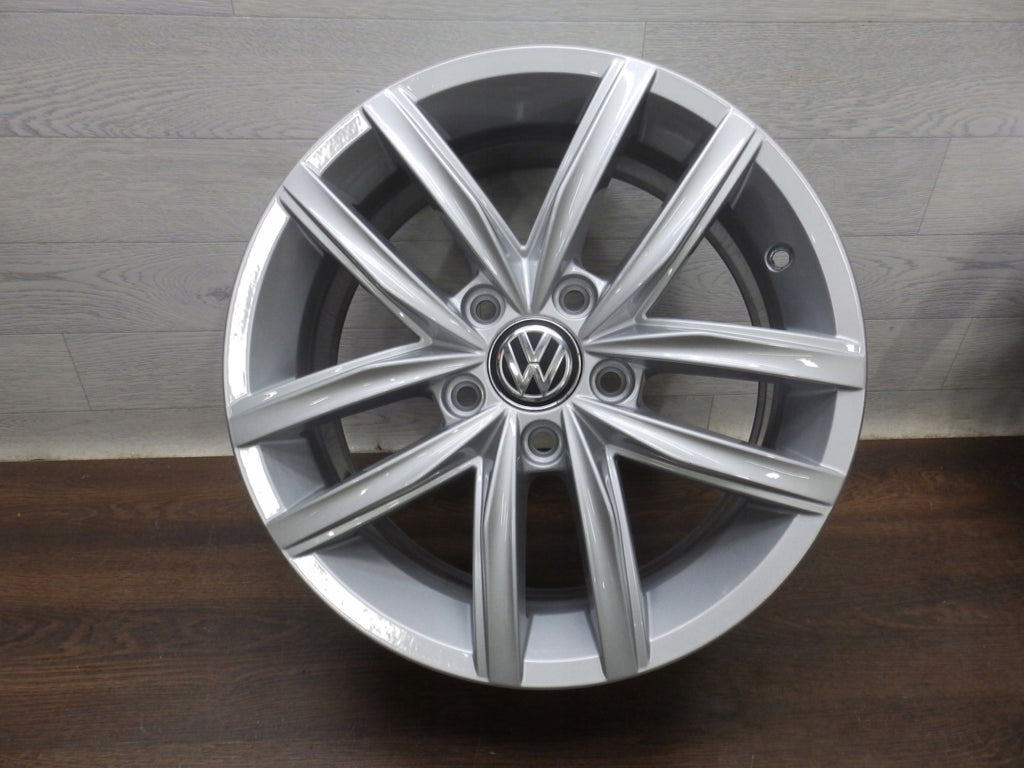 4x Alufelge 16 Zoll 6.5" 5x112 46ET Glanz Silber 5G0601025 VW Golf Vii Rim Wheel FEL9937215229ld