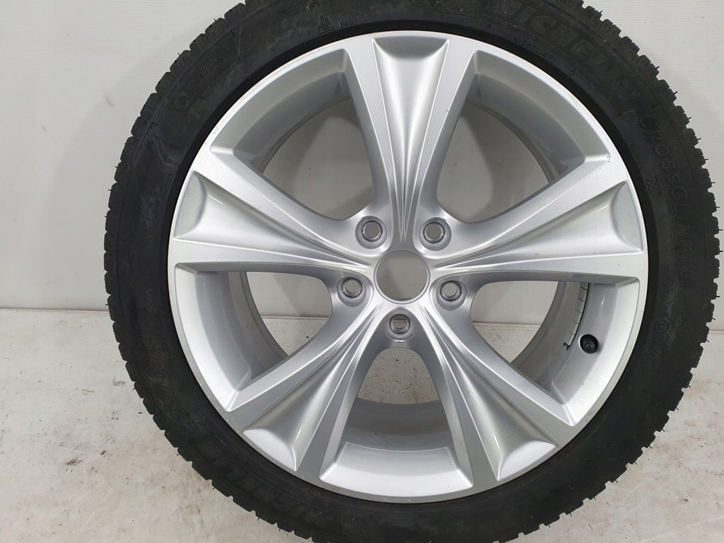 1x Alufelge 17 Zoll 7.5" 5x112 46ET Glanz Silber 5FA601025C Seat Leon Rim Wheel FEL2027231476ea