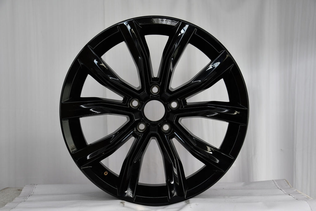 1x Alufelge 18 Zoll 7.0" 5x100 45ET Glanz Schwarz 2GA601025AB VW Rim Wheel FEL2119138371qh