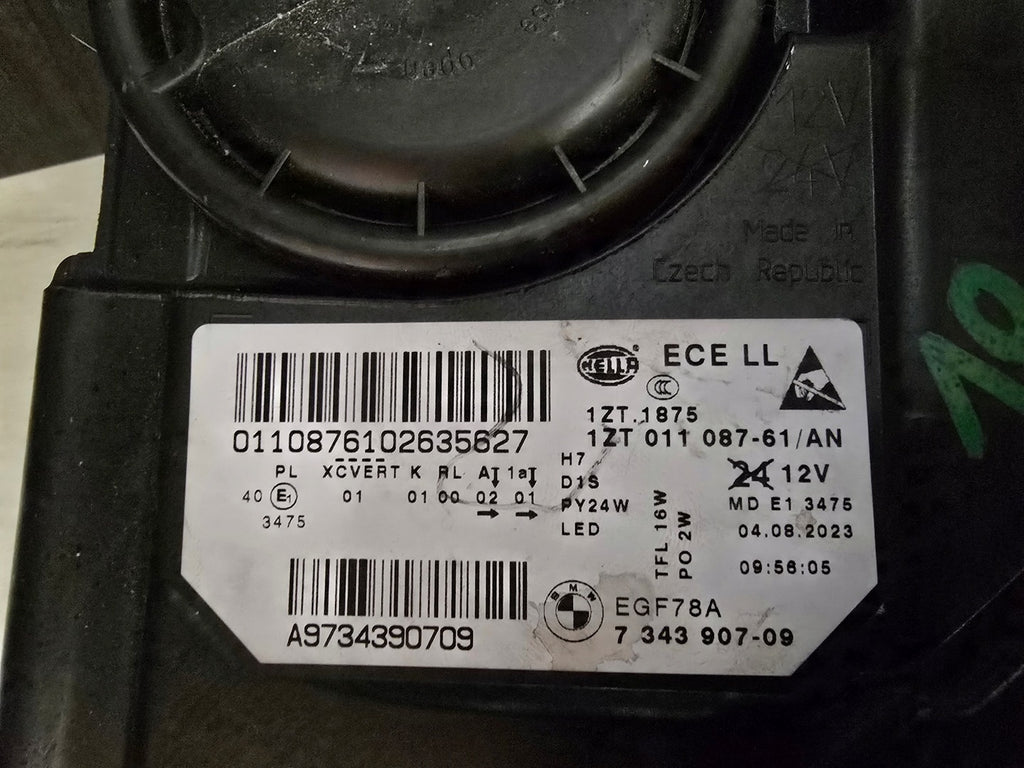 Frontscheinwerfer BMW 5 F11 F10 A97343907 Xenon Links Scheinwerfer Headlight